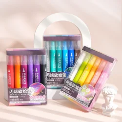 Acrylic Paint Pens Acrylic Soft Brush Marker Pens,for Fabric,Anime Painting DIY Art Graffiti Markers Child Art Supplies