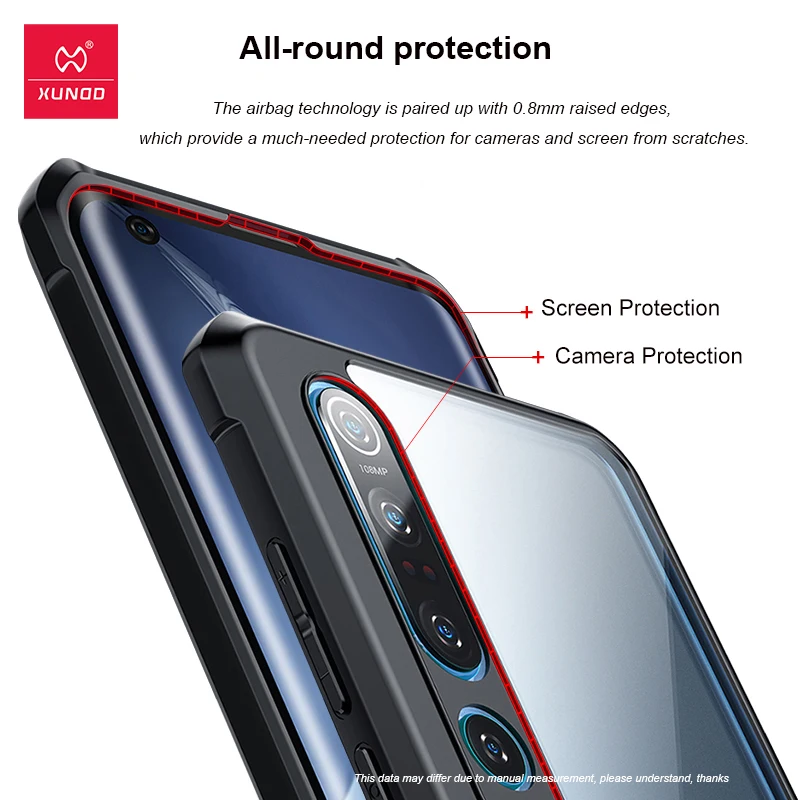 Xundd Case For Xiaomi Mi 10 Case Shockproof Clear Bumper Phone Cover For Xiaomi Mi 10 Mi10 Pro Ultra 10s  Cover Funda Coque Caso