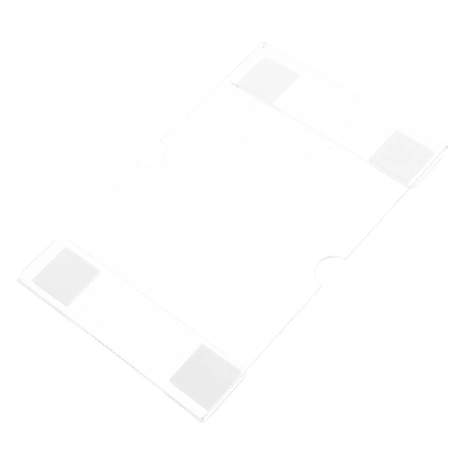 Wall Mount Acrylic Sign Holder 6x4 Inch Clear Document Holder for Store Signs Greeting Cards Photos Posters Name Tags Labels