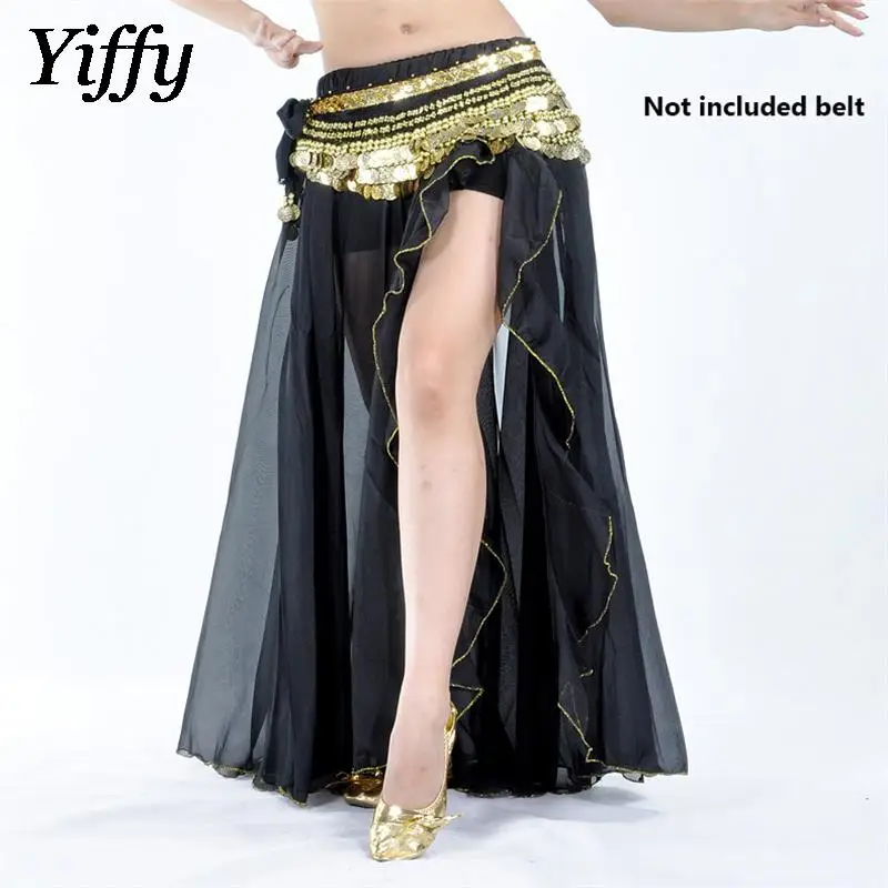 Mode Vrouwen Buikdans Single Split Rok Danstraining Pak Oosterse Buikdans Indian Dance Performance Split Rok Nieuw