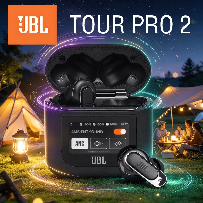 JBL TOUR PRO2 in ear Bluetooth headset for environmental sound perception, commuting noise reduction, music and gaming headphone
