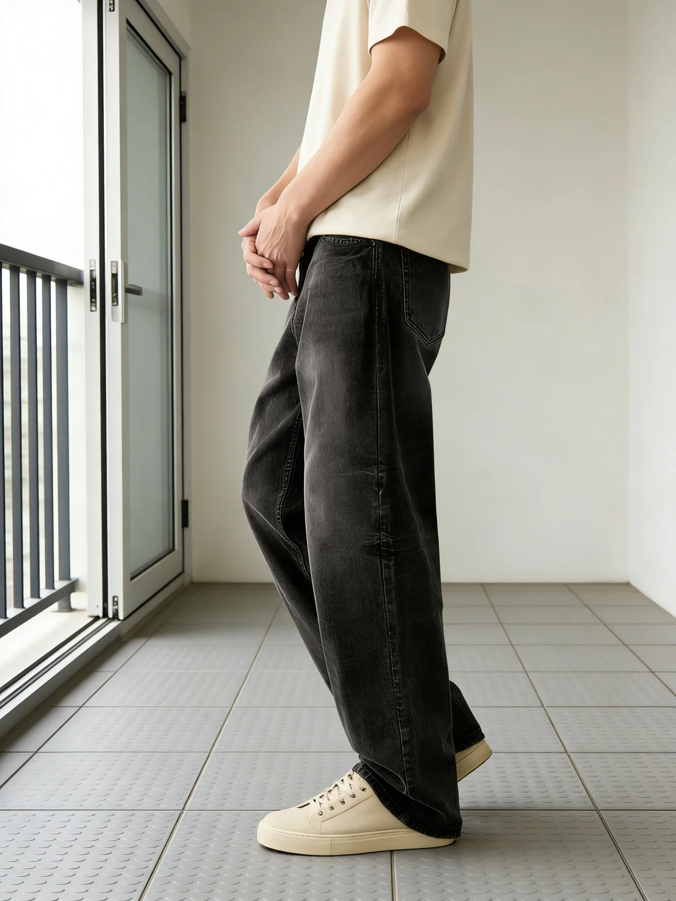 Unisex Y2K Baggy zwarte jeansb - Men'S Accessories For Jeans recensie en prijs