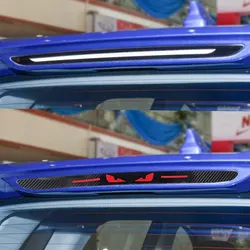 Car Sticker Accessories Taillight Brake Lights Lamp Protector Carbon Fiber Covers Styling With Original For Chery Logo Tiggo 7