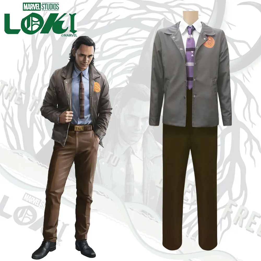 

Loki From The American TV Series Cosplay Costume Movie Version Full Set Of Role-playing Clothing