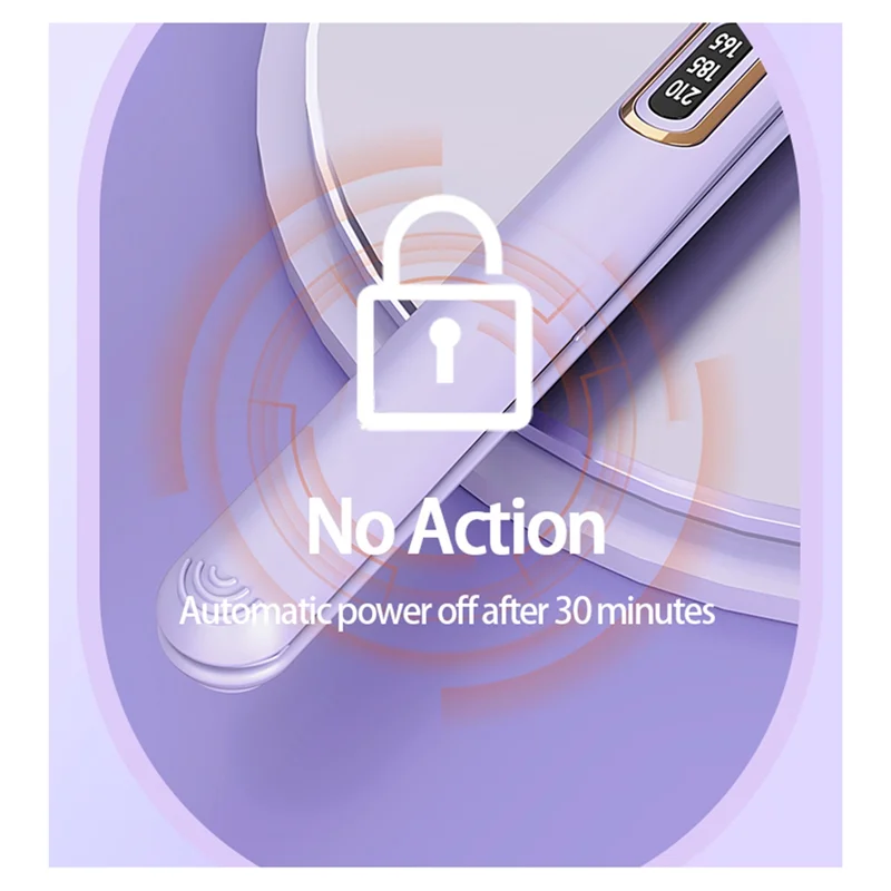 N98R 2 en 1 lisseur de cheveux bouclés pour femmes, outil de soin négatif des cheveux, lisseur qui n'endommage pas les cheveux (UE)