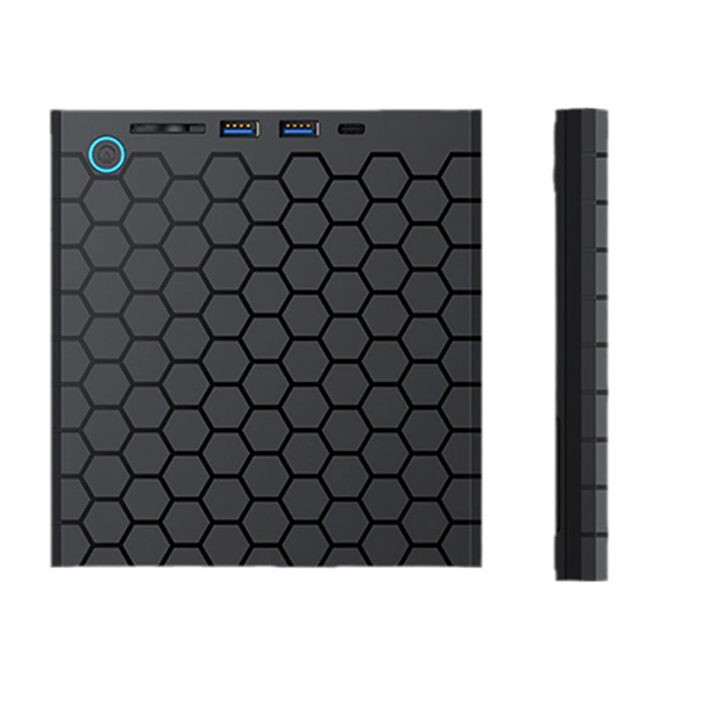 محرك الأقراص الضوئية USB 3.0 Type-C قارئ أقراص مضغوطة مع فتحات SD/TF كاتب موقد الأقراص المضغوطة USB3.0 HUB TF قارئ للكمبيوتر المحمول والكمبيوتر اللوحي