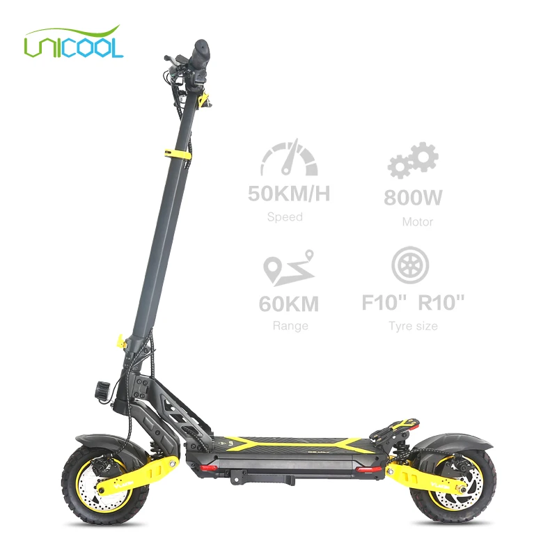 Unicool G2 Max Hot Sale Custom Dual Motor Off Road  1000w 48V  Elettric Scooter for Adults