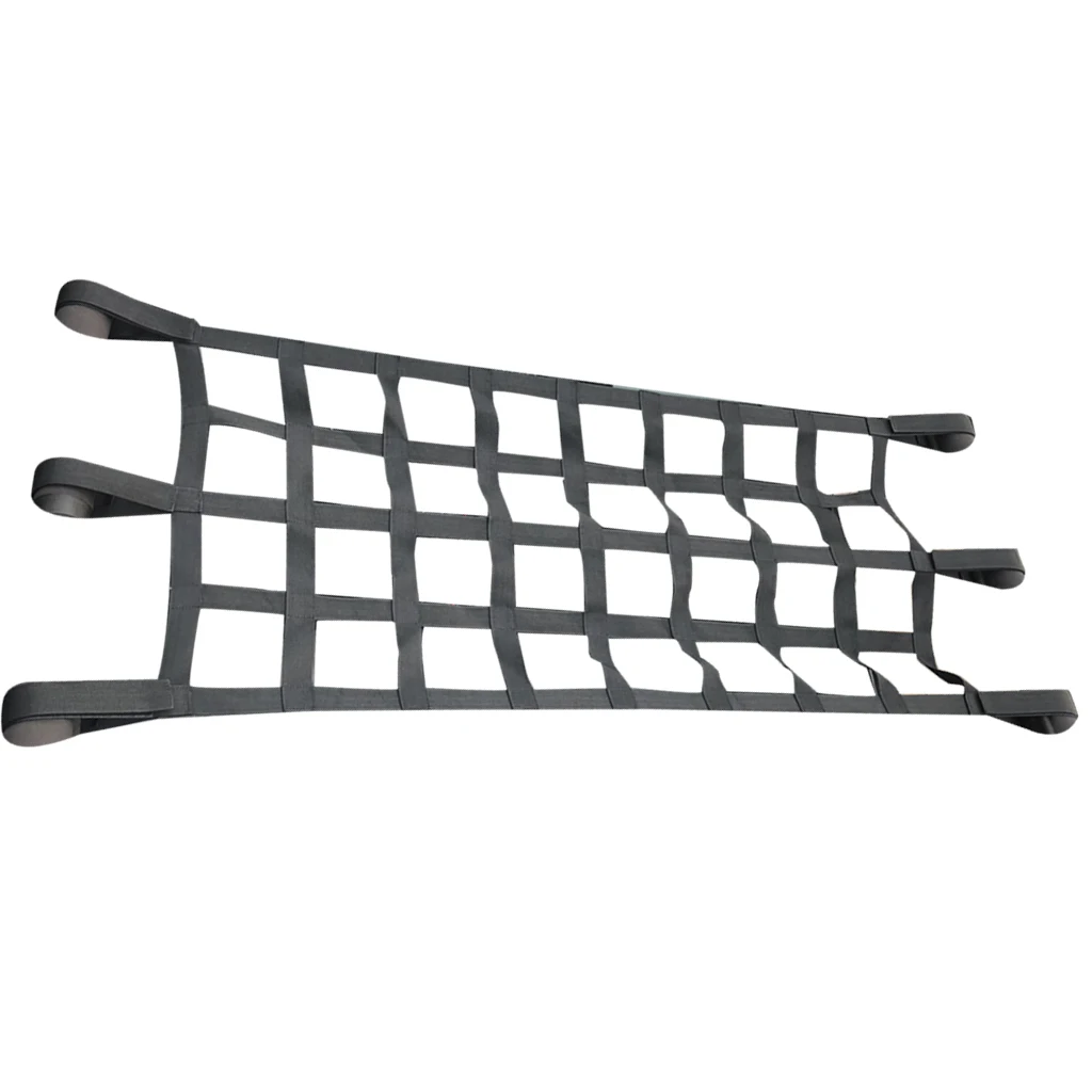 Heavy Duty Car Roof Net Cargo Webbing Roof Net Rack SUV Cargo Net Hammock for Jeep Wrangler 97-17
