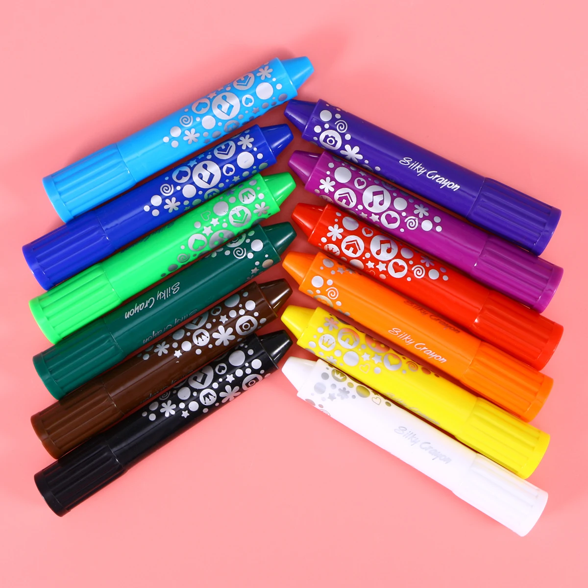 

12 Pcs Rotating Crayon Giz Crayons Painting Tools Washable Markers Dropshipping Child