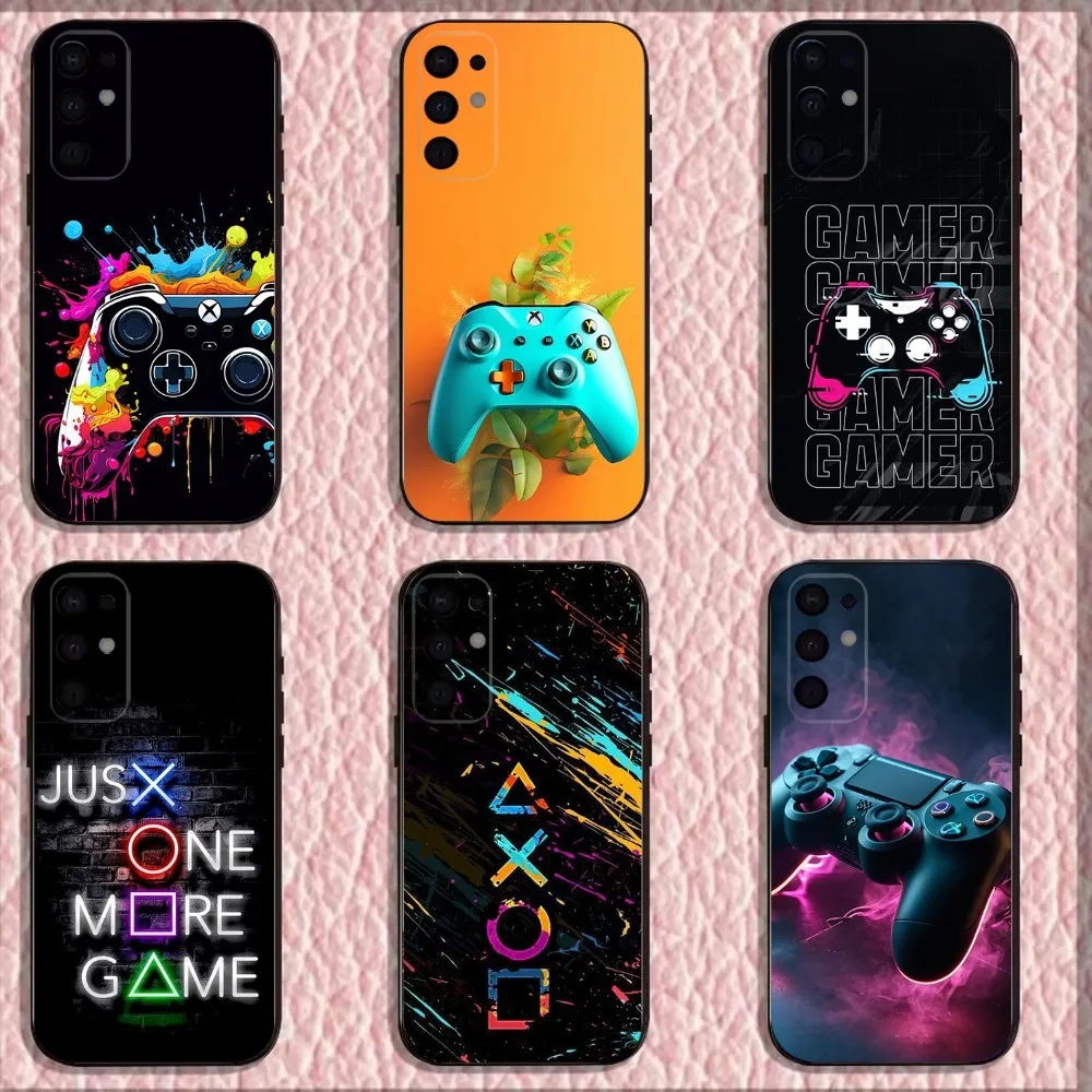 

Game Console Gamepad Gamer Play Phone Case For Samsung S25,S24,S21,S22,S23,S30,Ultra,S20,Plus,Fe,Lite,Note,10,9,5G Black Cover
