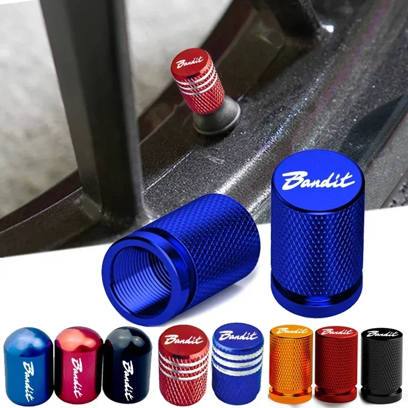 2pcs Universal Styling for Suzuki Bandit GSF650 GSX1250 GSX1400 DL1000 2026 2025 Motorcycle Wheel Tire Valve Stems Caps Covers