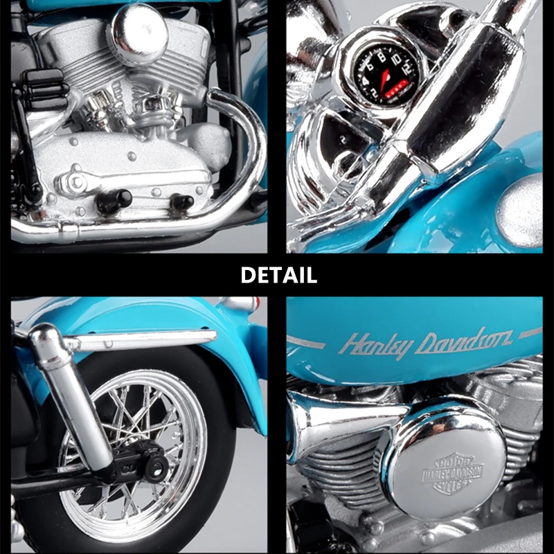 Maisto 1:18 Harley 1952 K Model Alloy Motorcycle Model Diecasts Metal Toy Street Touring Motorcycle Model Simulation Kids Gifts