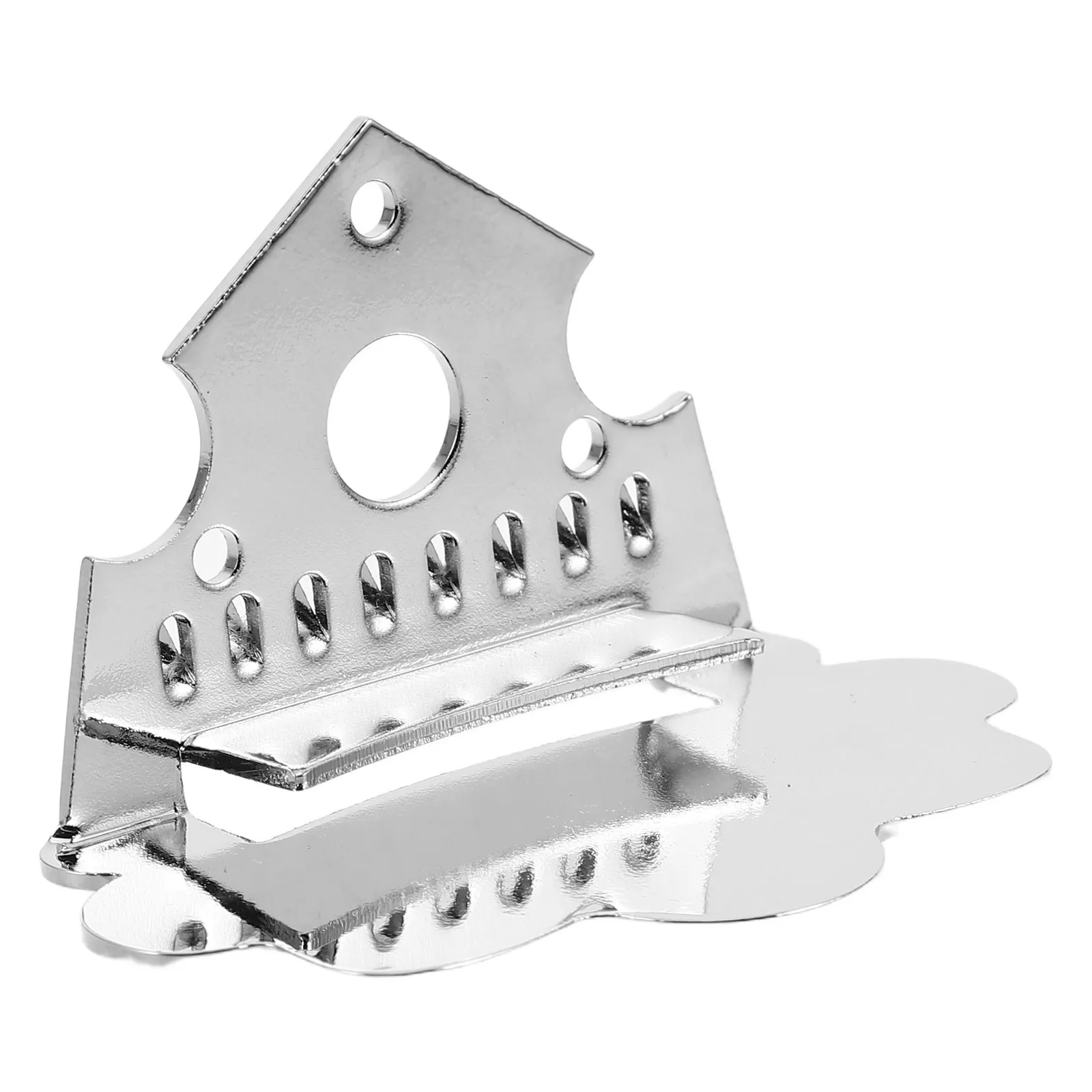 

Cello Tailpiece Rubber Plug Double Bass Guitar Shaped Pick Holder Cloud Stand Mirror Silver Folk