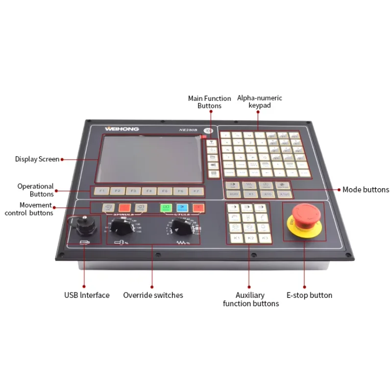 Wei Hong 4-axis Linkage Integrated Control Card NK280B Control For Cnc