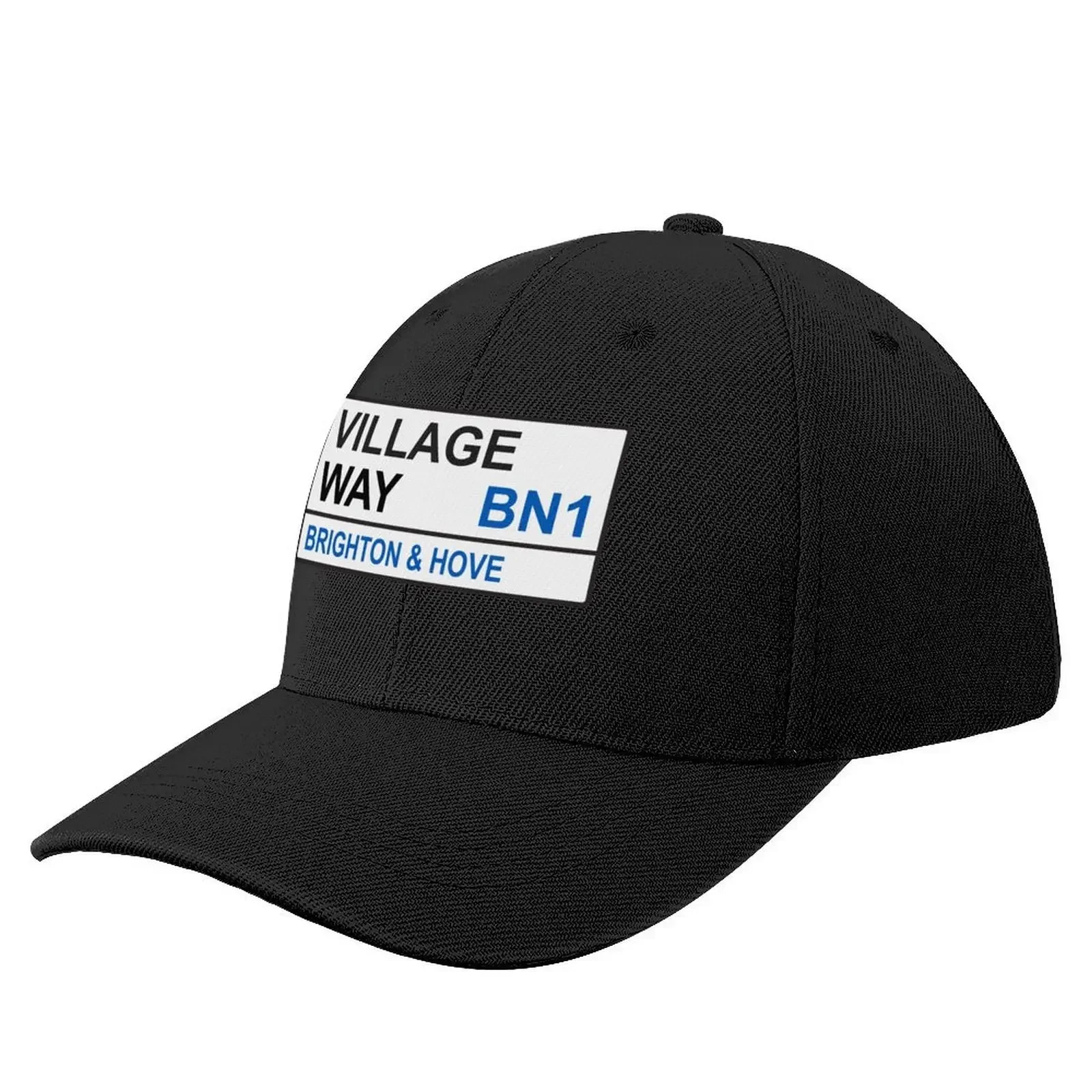 Brighton and Hove Football Team Village Way Street Sign Baseball Cap Snap Back Hat western Hat Women's Golf Clothing Men's