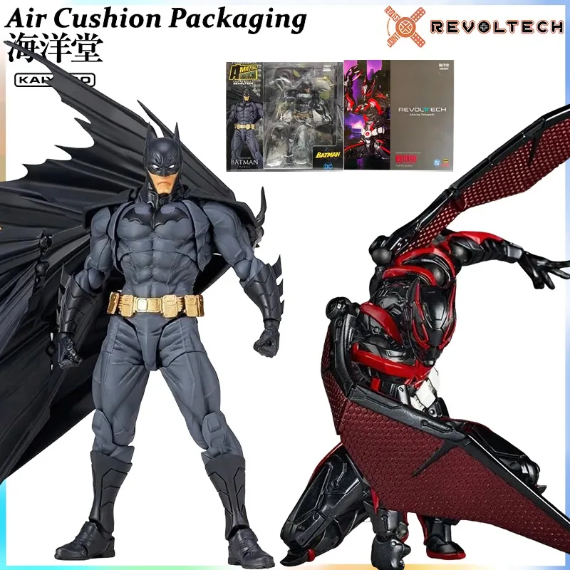 Figuras de Acción Coleccionables de Kaiyodo, Serie Revoltech AMAZING YAMAGUCHI, Batman Beyond con Capa, Figuras de Acción de Ciencia Ficción Americana, Regalos