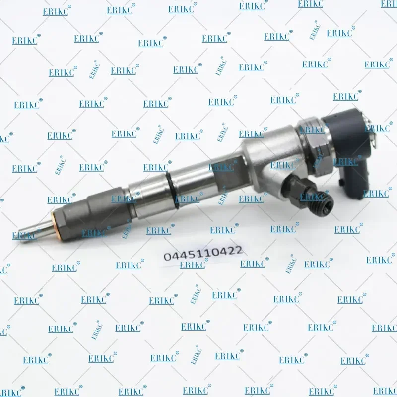 ERIKC 0445 110 422 Injector 0445110422 Diesel Fuel Injector 0 445 110 422 Auto Common Rail Injection Assembly for Iveco CRI2-14