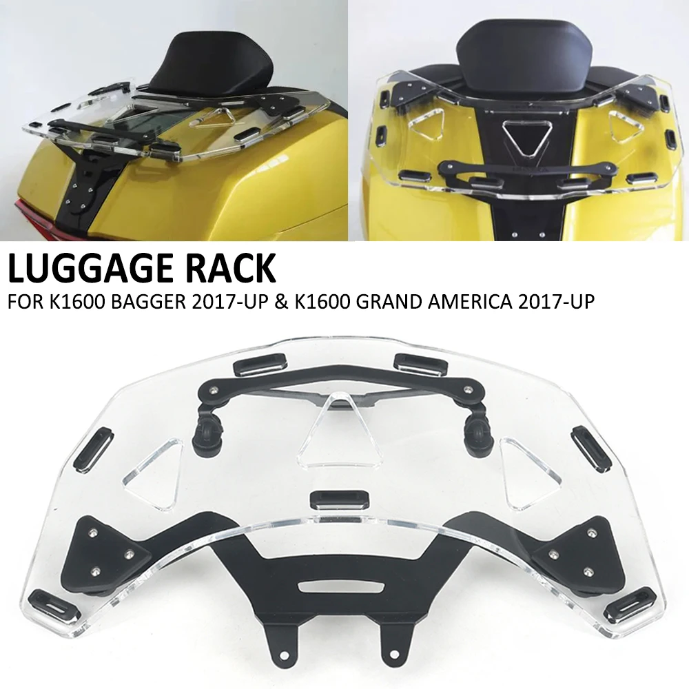 Motorcycle Rear Top Case Trunk Additional Luggage Rack Tour Pack Shelf For BMW K1600 Grand America K1600GA K 1600 BAGGER 2017-UP