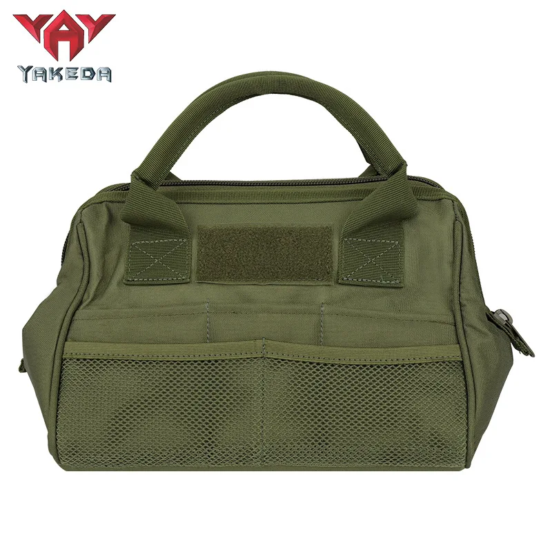 YAKEDA-Waterproof and Wear-Resistant Hiking Bag, Outdoor Tactical Toolkit, Large Capacity, 600D Polyester