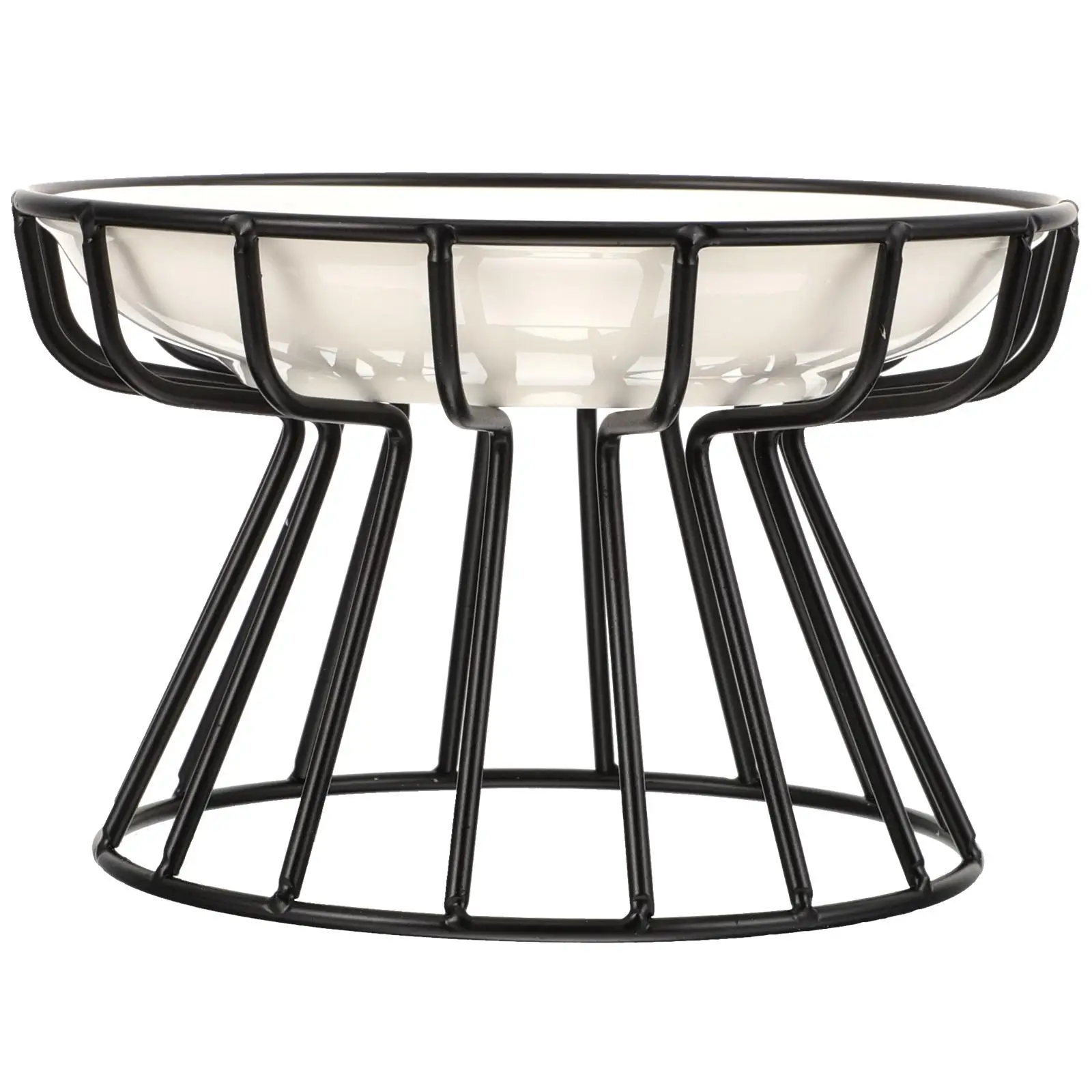 

Pet Bowl Cat Raise Water Elevated Feeder Toy Dog Food Feeding Container with Rack