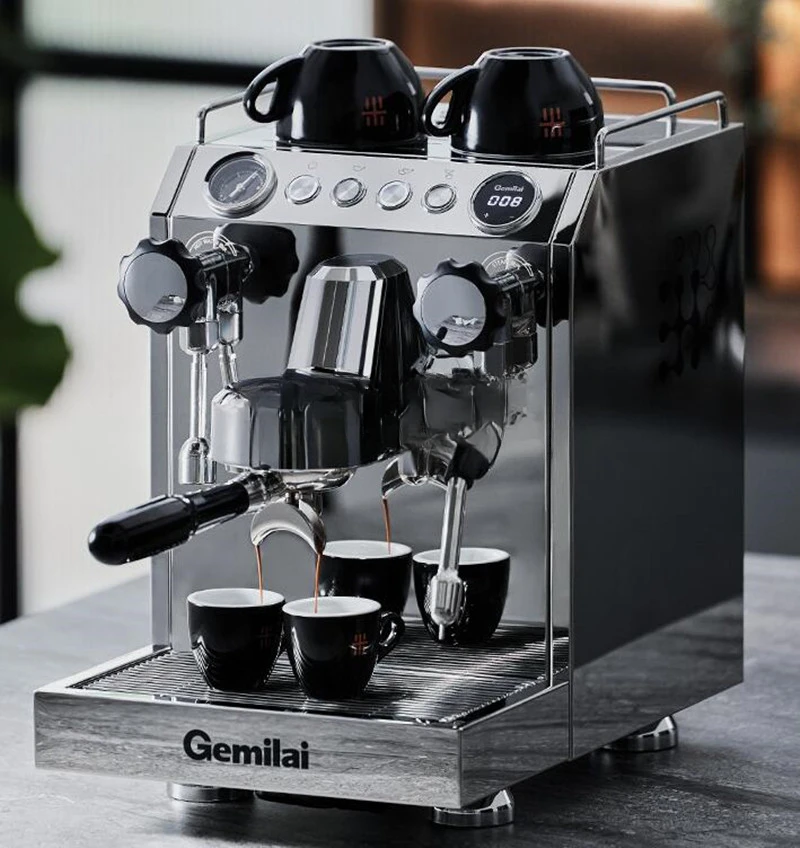 Espresso Machine 15 Bar Coffee Machine Semi-automatic Household Coffee Maker with Foaming Milk Frother 2700W