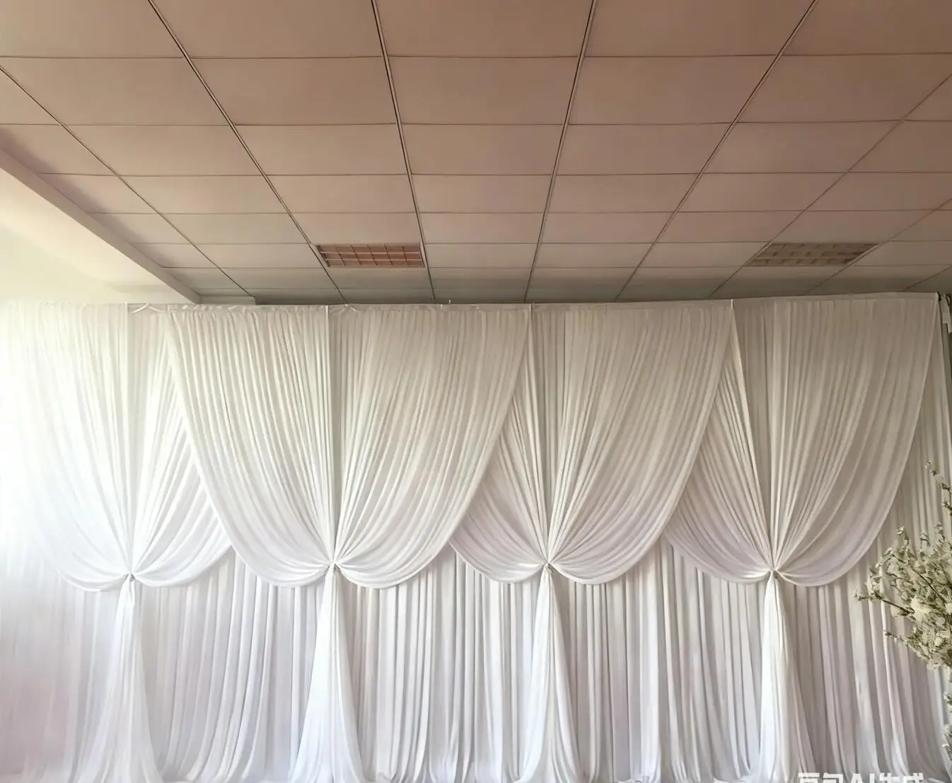 

Настроить белый цвет свадебный фон занавес элегантный декор для мероприятия