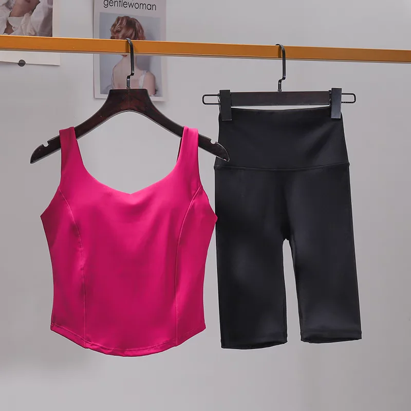 

2-х предметный костюм для йоги, женская спортивная одежда, спортивный комплект, сексуальный спортивный бюстгальтер с высокой талией, спортивные шорты, одежда для бега, комплект с бюстгальтером, спортивный костюм для фитнеса, женский