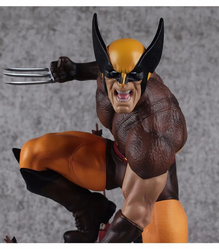 24CM X-men Deadpool Wolverine Logan Statua PVC Figura da collezione Modello giocattolo regalo