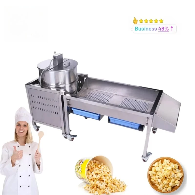 

Automatic Commercial Mini Gas Professional Popcorn Making Machine Caramel Popcorn Maker Machine For Snack Shop