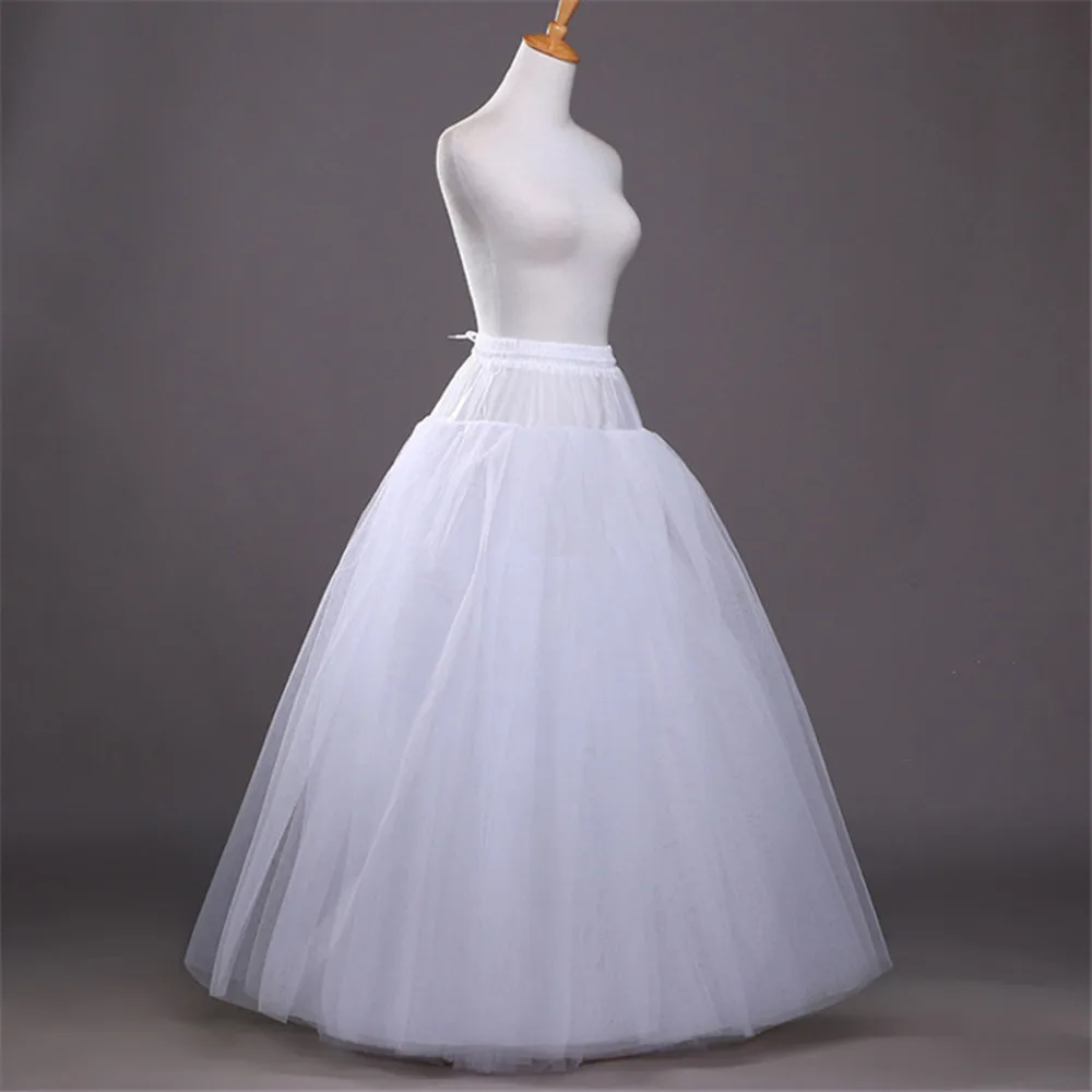 Petticoat für A-Linien-Stil, Kleid, ein Reifen, Hochzeitsaccessoires, Unterrock, freie Größe, Krinoline, Brautpetticoats 8804