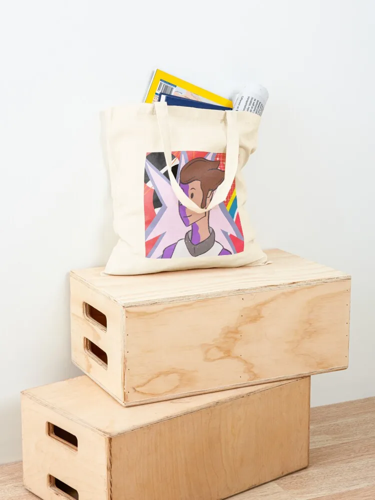 الرجعية رائد الفضاء حمل حقيبة قماش حقيبة الإناث حمل حقيبة الشاشة حمل كبير #4