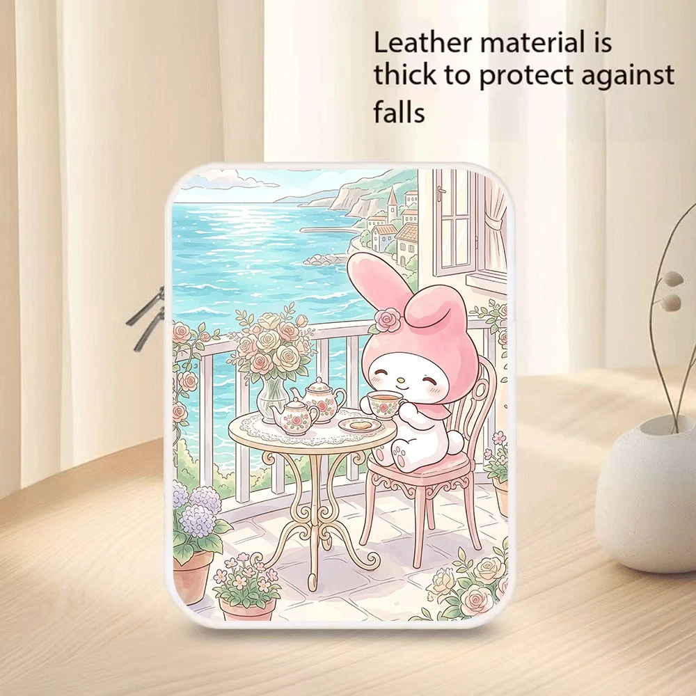 

Cartoon Storage Bag Hello Kitty Kuromi My Melody 10 11 12 13 14 15 Inch Pu Tablet Bag Laptop Sleeve Bag for Macbook Holiday Gift