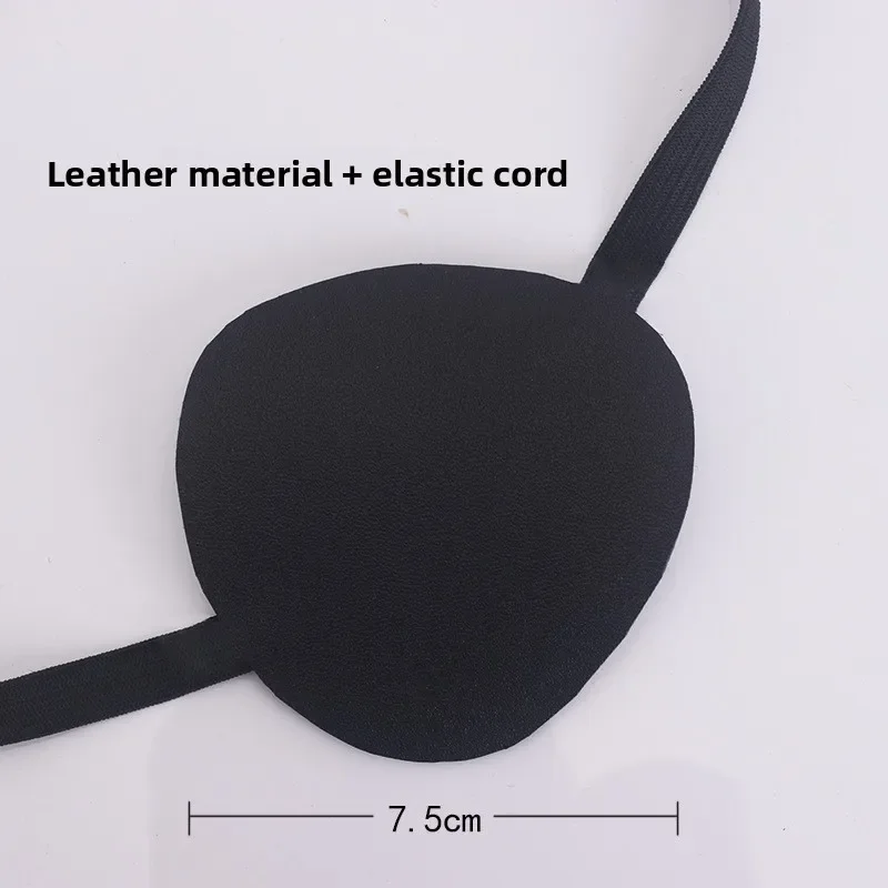 Maska na oko Chainsaw Man Quanxi, osłona na oczy, akcesorium do kostiumu cosplay, japońskie anime, dla dorosłych, czarna opaska na jedno oko, rekwizyty na karnawał i imprezy.