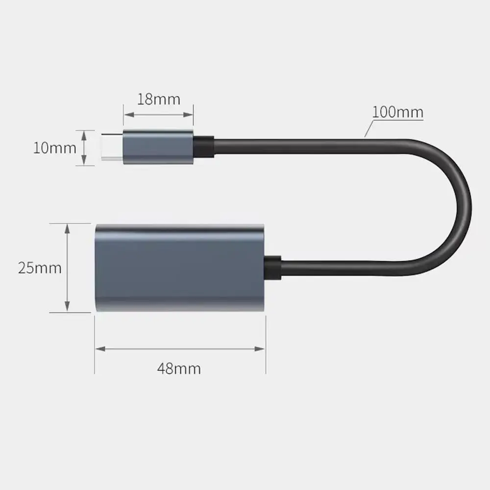 USB Type-CからHDMIへのケーブル,USB-Cアダプター,ビデオケーブル,HDコンバーター,モバイル,TV,iPad,4K, 30Hz