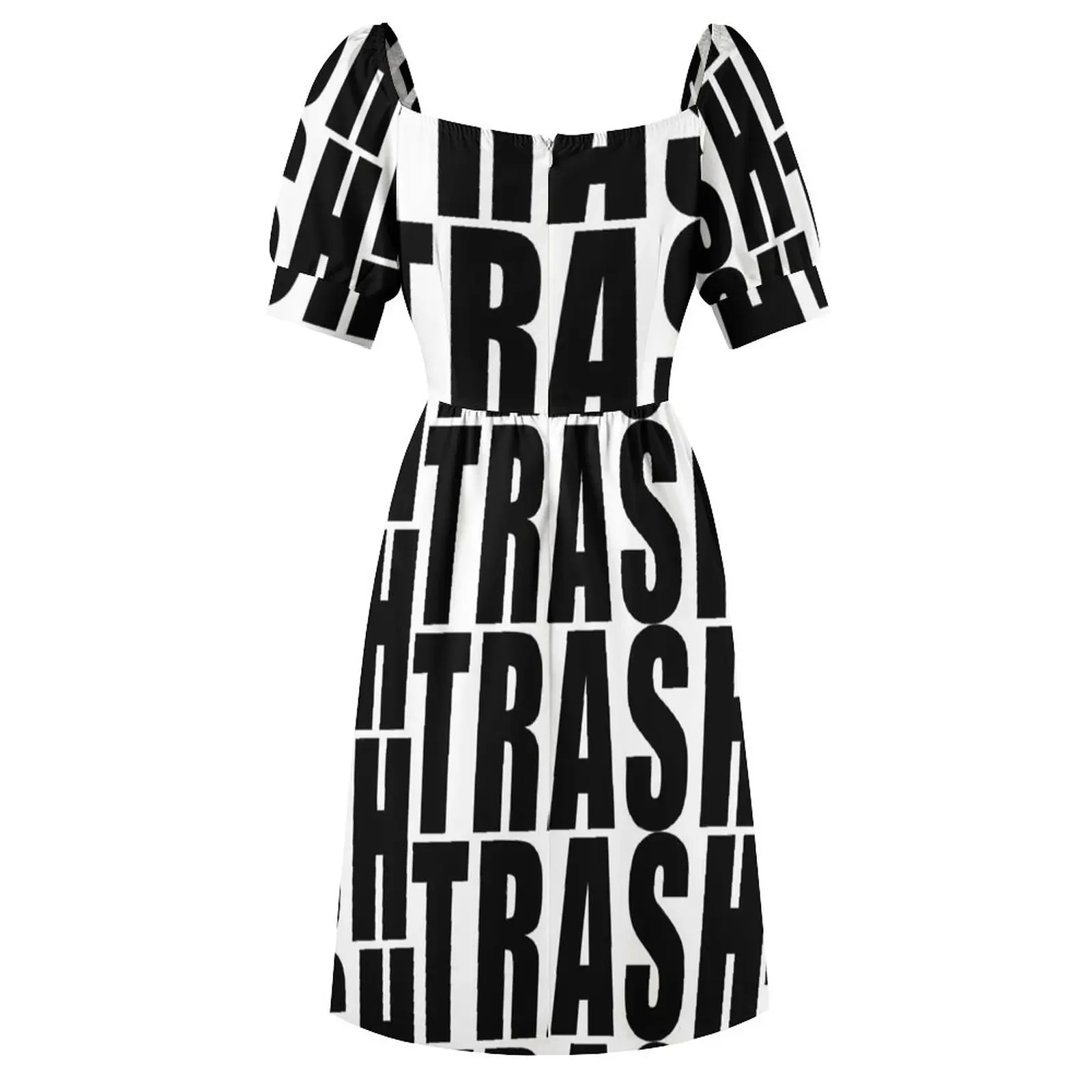 TRASH Short-Sleeved Dress festival outfit women Women's evening dress women dress