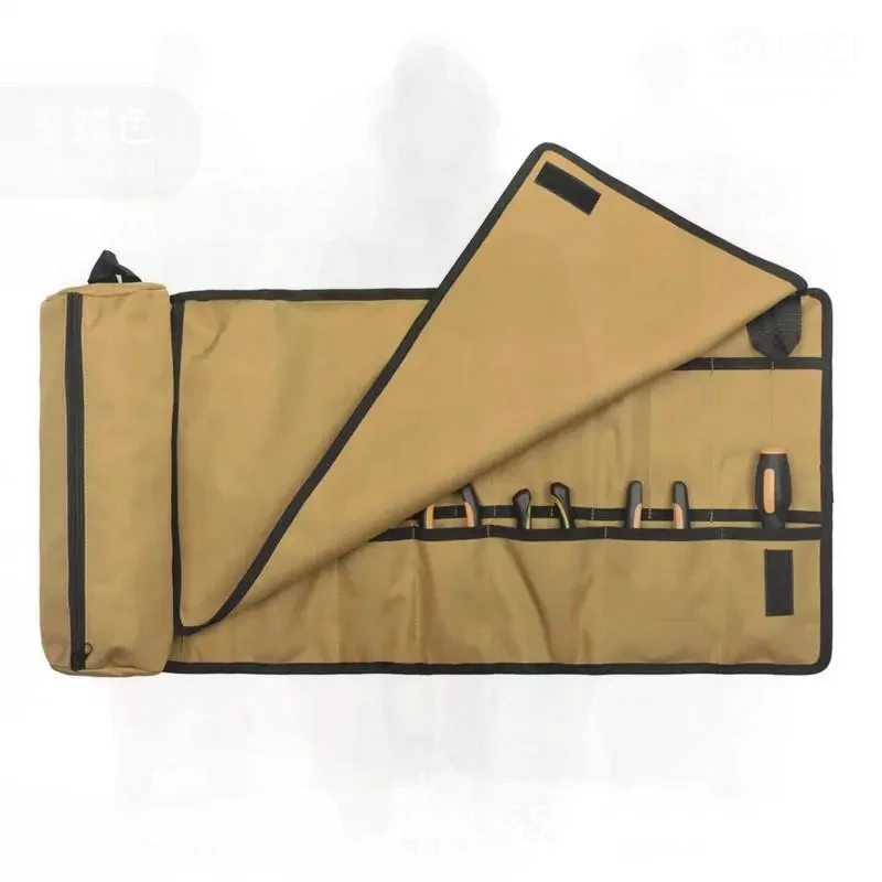 otorcycle Tool Roll Bag Waterproof Foldable Tool Storage Bag With Handle Thicken Carrying Pack Wear-Resistant For Hardwar