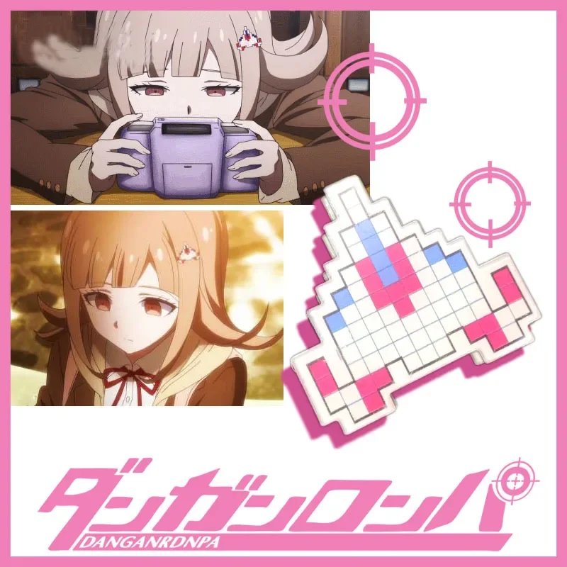 Pince à cheveux Anime Chiaki Nanami, Super Dangan Ronpa, épingle à cheveux d'avion mignon, accessoires de Cosplay