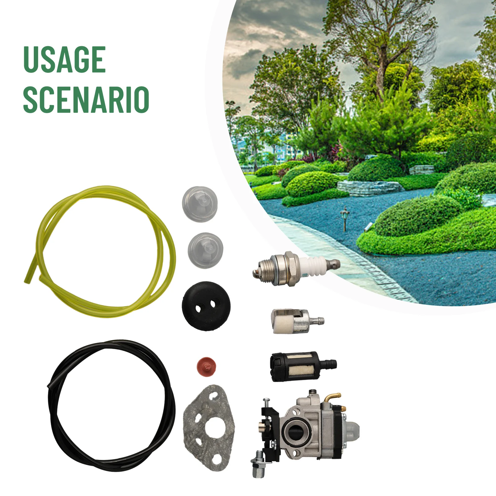 

Fuel Filter Carburetor Kit Replacement 220677306473 Accessories Carburetor For MITSUBISHI TL26 Lawn Mower Parts