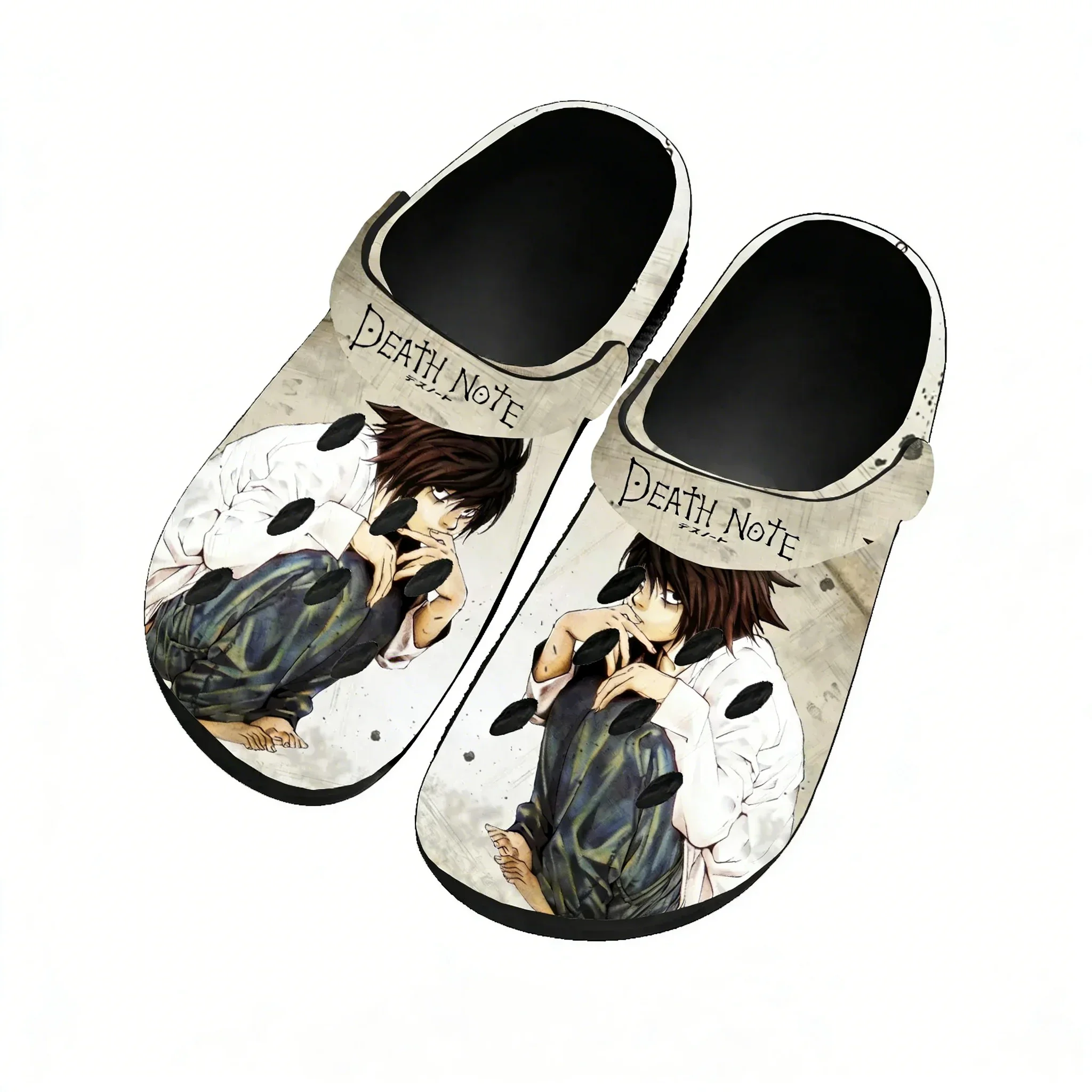 

Death Notes Water Shoes Mens Womens Comfortable Fashion Home Garden Clogs Customizd Sandals Beach Breathable Hole Slippers