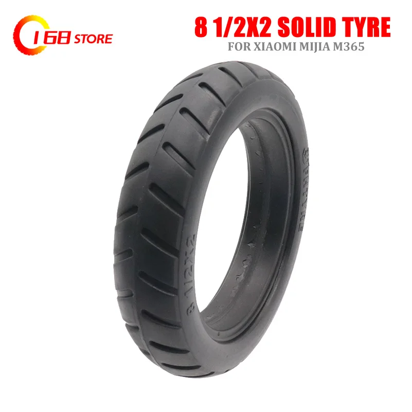 Good quality  8.5 Inch Bike Front/Rear Scooter Tire Wheel Solid Tyre  1/2X2 for Xiaomi Mijia M365 Electric   1/2*2