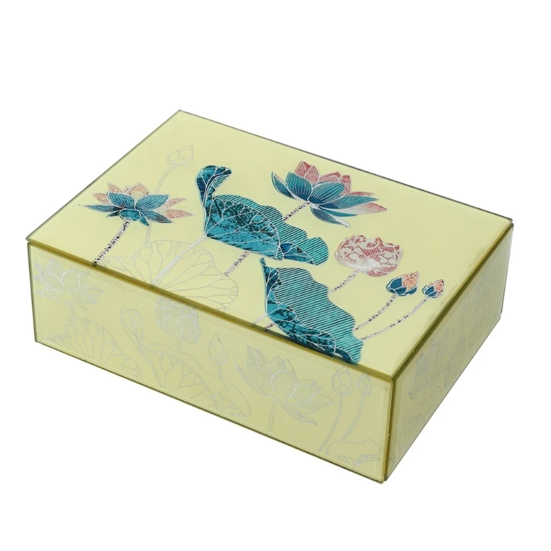 

Sophisticated Jewelry Storage Case Handmade Rings Necklaces Earrings Dropship