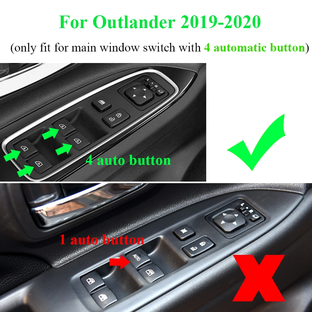 For Mitsubishi Outlander 2013+ Auto Window Glass Closer Opening  Lifter Module Device Kit Left Hand Drive Car