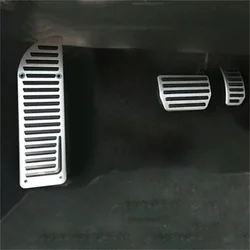 Accesorios de coche para VOLVO XC60 V60 S60 S80 XC70 V70 V40 V50 XC40 S40 C30 /GEELY BOYUE Gas combustible freno reposapiés Pedal cubierta de la placa