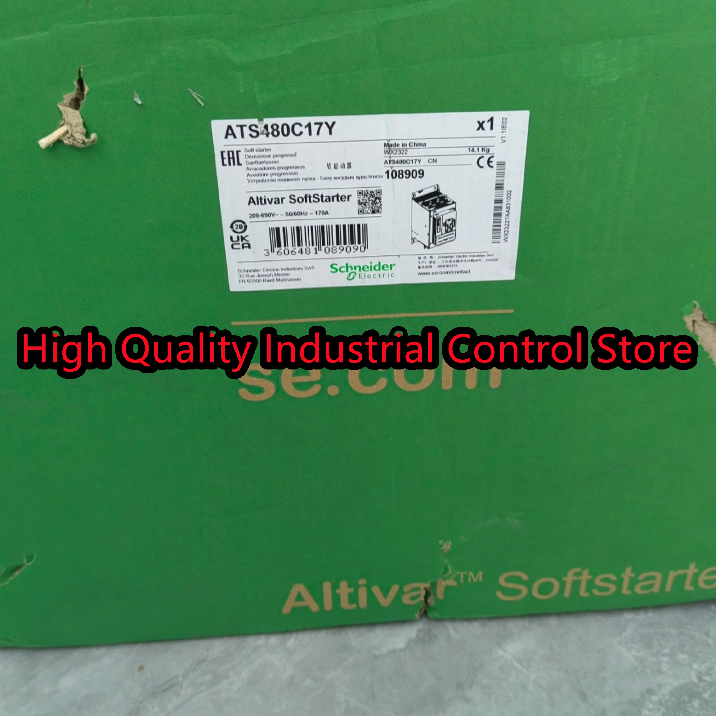 

Brand new ATS480C14Y Soft starter ATS480C17Y