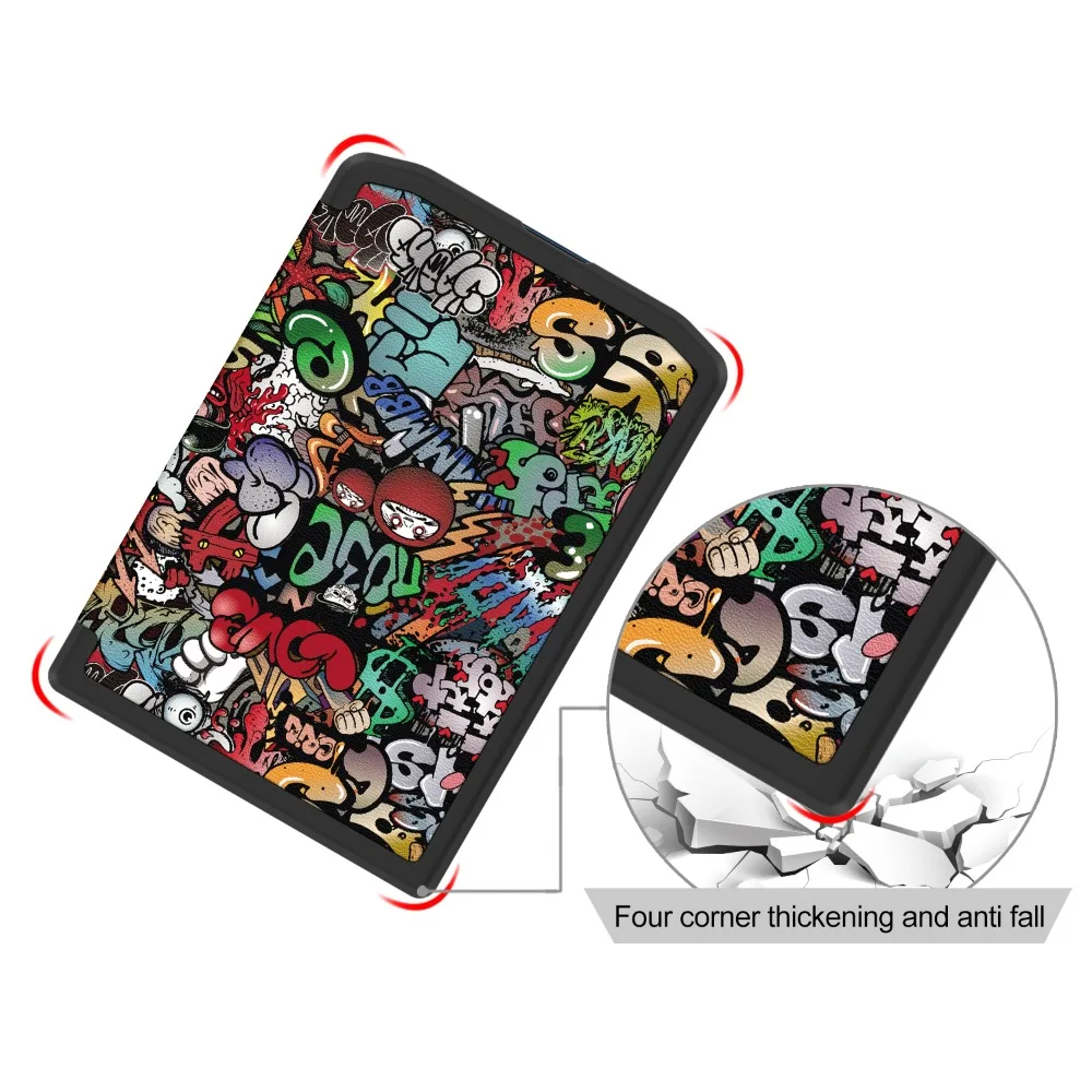 Etui z funkcją automatycznego usypiania/budzenia do PocketBook Verse Lite Pro Color Case PB619 PB634K3 PB634 PB629 6' EBook Slim Flip z tylną obudową z TPU — zdjęcie produktu 4