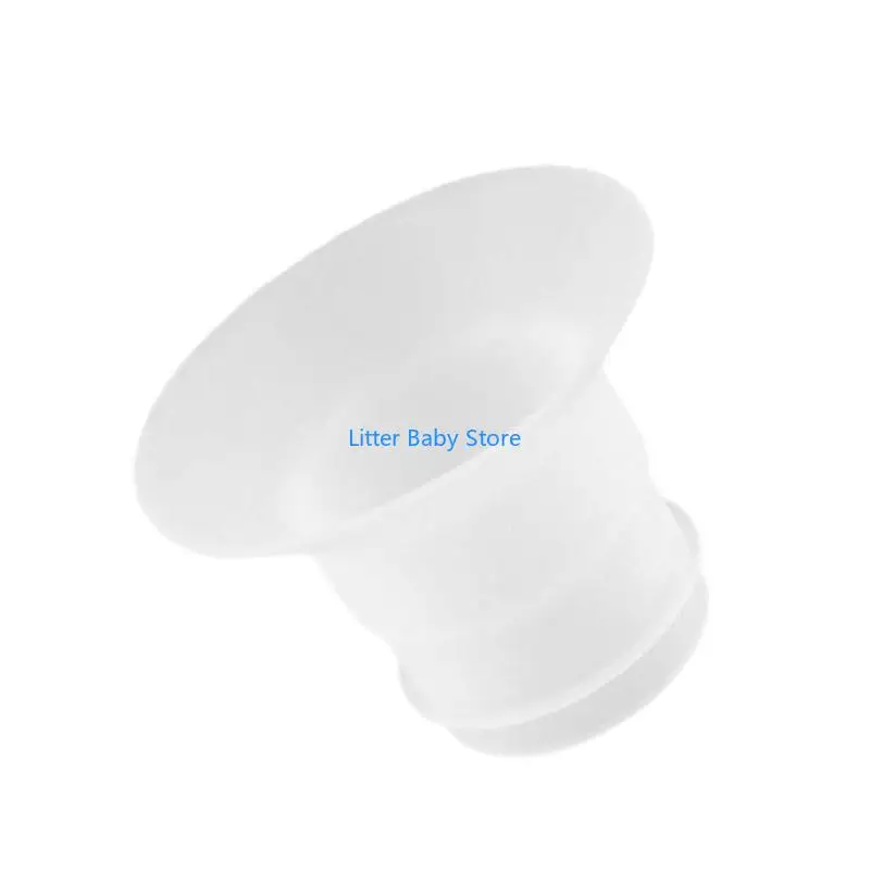 N80C محول شفة مضخة الثدي المريح محول بوق مضخة الثدي المريح 4 أحجام تحسين راحة الضخ #4