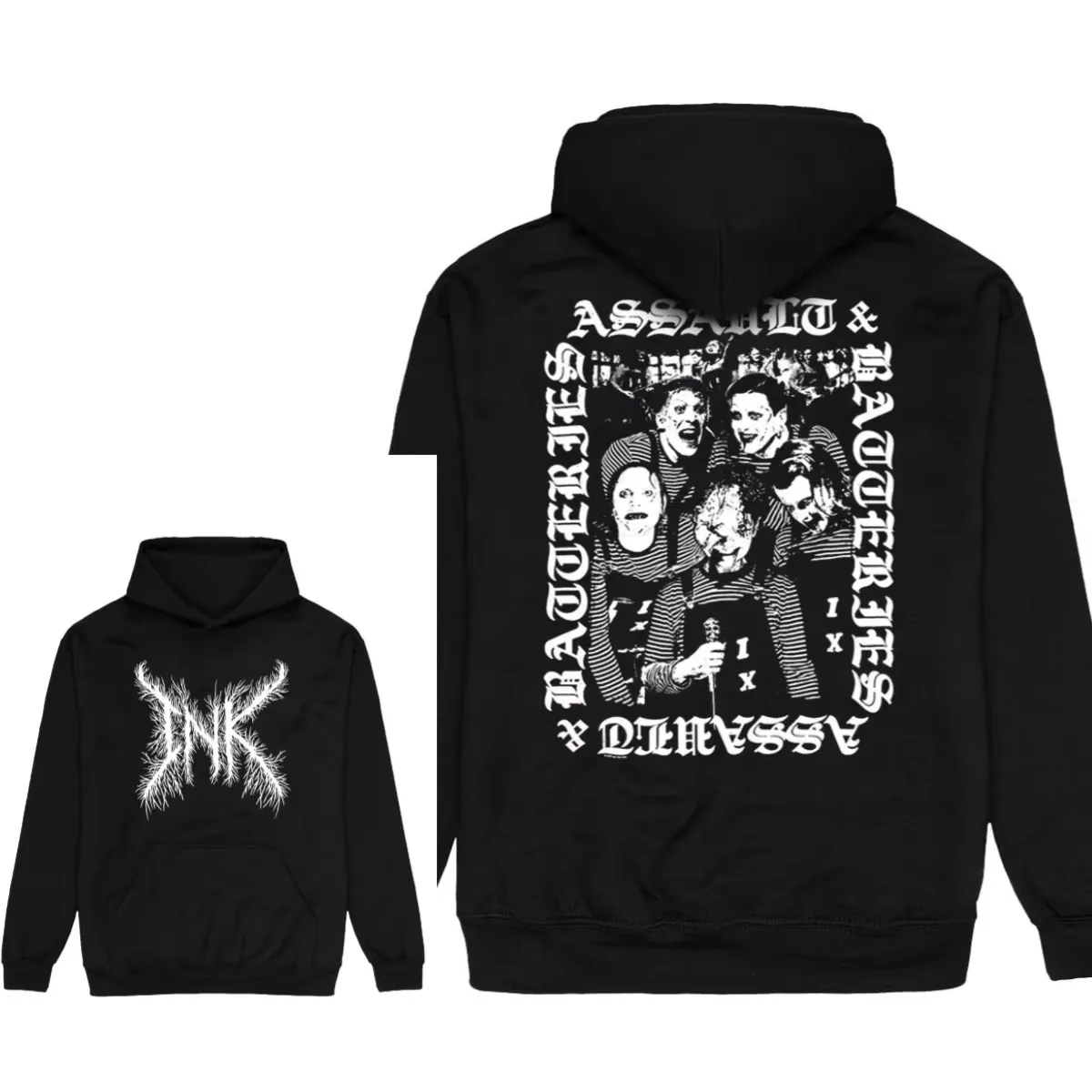 Ice Nine Kills Terrifier Art The Clown Band Grafik-Kapuzenpullover für Herren und Damen, Streetwear-Pullover – Detail 7