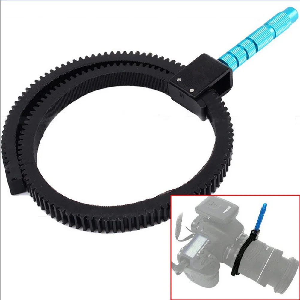 1pcs Adjustable Zoom Focusing Follow Focus Handle Scale Lever with Gear Ring for Camera Lens