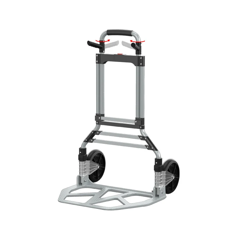 

Foldable Trolley Portable Small Luggage Trolley Trailer Folding Luggage Trolley For Home Shopping Cart