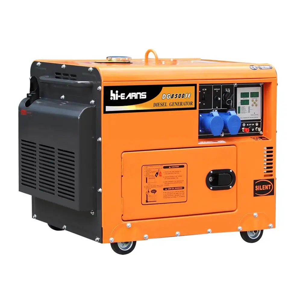 

hiearns Digital control panel model 8kva silent die·sel generator 6kw